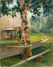 Retrato de Faase el Taupo o Virgen oficial de la bahía de Fagaloa y su Duenna Samoa - John La Farge — vista de la obra
