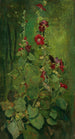 de Malva rosa roja - John La Farge — vista de la obra