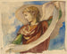 Estudio para un ángel en la decoración de la iglesia de la Trinidad en Boston - John La Farge — vista de la obra