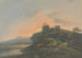 Paisaje nocturno con un castillo en ruinas - John Laporte — vista de la obra