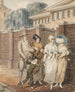 Domingo por la mañana frente a la Casa de Reuniones de la Calle Arch en Filadelfia - John Lewis Krimmel — vista de la obra