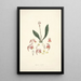 Collectanea botanica Pl15 - John Lindley — framed artwork on a wall