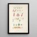 Digitalium monographia Pl01 - John Lindley — cuadro enmarcado en la pared