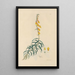 Digitalium monographia Painting Pl26 - John Lindley — framed artwork on a wall