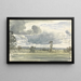 A Windy Day - John Linnell — framed artwork on a wall