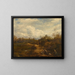 an English landscape - John Linnell — framed artwork on a wall