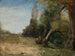 Allée d'orme avec le ruisseau de Bayswater à côté - John Linnell — artwork view