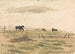 Caballos en un paddock - John Linnell — vista de la obra