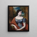 Mademoiselle Jane Puxley - John Linnell — framed artwork on a wall