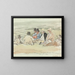 Los segadores en el campo en Porchester Terrace, Bayswater, 9 de junio de 1830 - John Linnell — cuadro enmarcado en la pared