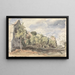 Abbey of Netley - John Linnell — framed artwork on a wall