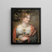 Portrait painting of Anne Law née Towry, 1st Lady of Ellenborough - John Linnell — framed artwork on a wall