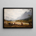 The Cloud - John Linnell — framed artwork on a wall