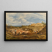 Las fosas de Gravelle de Kensington - John Linnell — cuadro enmarcado en la pared