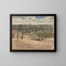 Vista de los jardines de Kensington, Londres - John Linnell — cuadro enmarcado en la pared