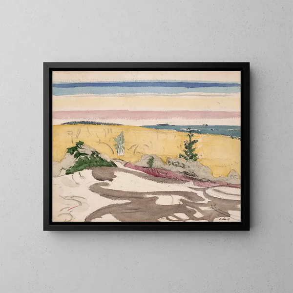 Petit Point Maine - John Marin — cuadro enmarcado en la pared