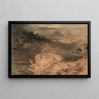 John Martin - The country of the Iguanodon.webp