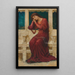 Cuando la tristeza llega en verano - John Melhuish Strudwick — cuadro enmarcado en la pared