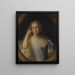 Portrait of a Lady - John Michael Wright — framed artwork on a wall