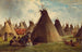 Campamento indio en la pradera - John Mix Stanley — vista de la obra