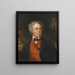 Richard Mentor Johnson - John Neagle — framed artwork on a wall