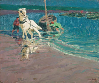 John Noble - The White Horse Horse at the Ford.webp