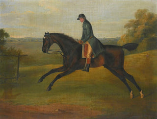 John Nost Sartorius - A Hunter Being Excercised By A Groom.webp