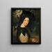 retrato de la Sra. John O'Keefe, esposa del artista - John O'Keeffe — cuadro enmarcado en la pared