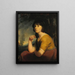 Portrait of a Young Girl Alleged to Be Lady Bathurst - John Opie — framed artwork on a wall