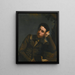 Portrait of John Penwarne Junior - John Opie — framed artwork on a wall