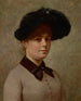 Portrait of Mary Gertrude Ethell Walker - John Ottis Adams — artwork view