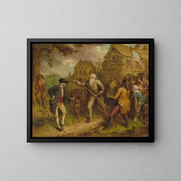 The Return of Rip Van Winkle - John Quidor — framed artwork on a wall