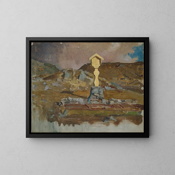 Tombeau de soldat - John Quincy Adams — cuadro enmarcado en la pared
