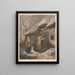 Chalet familiar - John Raphael Smith — cuadro enmarcado en la pared
