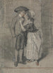 Entonces ella lo atrapó y lo besó Proverbios Capítulo VII Versículo 13 - John Raphael Smith — vista de la obra