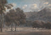 El Parque de los Astroni, fondo del cráter boscoso con caza en curso - John Robert Cozens — vista de la obra