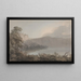 Lac de Vico between Rome and Florence - John Robert Cozens — framed artwork on a wall