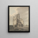 Monasterio de Kelso en Escocia - John Roe de Warwick — cuadro enmarcado en la pared