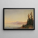 Lake Tahoe Looking Southwest - John Ross Key — framed artwork on a wall