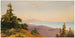 Monts Santa Cruz, baie de Monterey, océan Pacifique - John Ross Key — artwork view