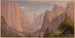 Valle de Yosemite mirando hacia el este desde el sendero de Mariposa (Conflicto de casos) - John Ross Key — vista de la obra