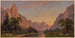 Valle de Yosemite mirando hacia el oeste (Conflicto de casos) - John Ross Key — vista de la obra