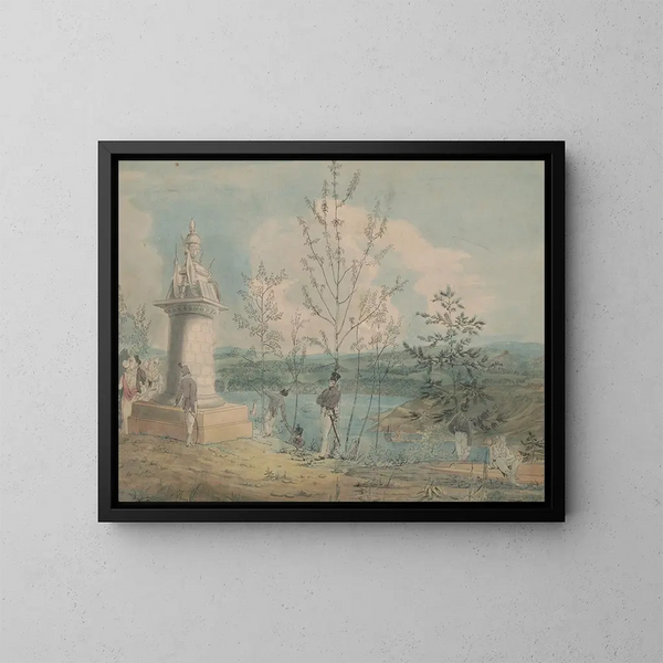 Monumento de los cadetes en West Point - John Rubens Smith — cuadro enmarcado en la pared