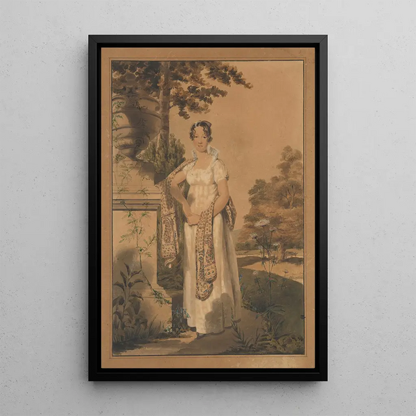 John Rubens Smith - Eliza Pepperell Sanger Smith wife of John Rubens Smith.webp