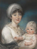 Mme Robert Shurlock Henrietta Ann Jane Russell 1775-1849 and her daughter Ann - John Russell — artwork view