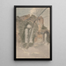 Abadía de Netley la ventana Este - John Samuel Hayward — cuadro enmarcado en la pared