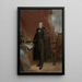 William Henry Harrison - John Sartain — cuadro enmarcado en la pared