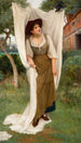 Laundress frightened by a blackbird - John Scott — artwork view