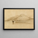A canal in Normandy - John Sell Cotman — framed artwork on a wall