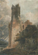 Una torre de castillo - John Sell Cotman — vista de la obra